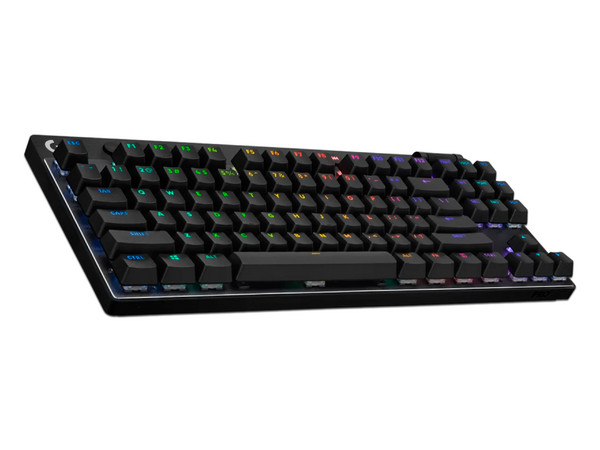 Teclado Gamer Logitech G PRO X TKL LIGHTSPEED, RGB, Bluetooth. Color Negro. (Versión en Inglés)