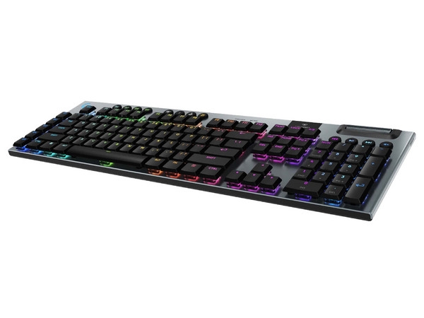 Teclado Logitech G915 X, Lightspeed, Táctil, RGB, Color Negro.