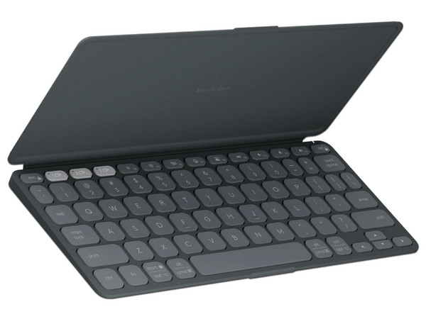 Teclado Inalámbrico Logitech To Go 2 compatible con Windows, Mac, iOS y Android, Bluetooth 5.0. Color Grafito.