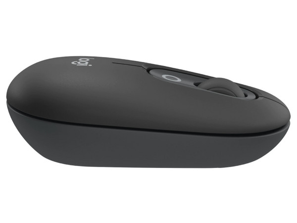 Kit Logitech POP Icon, Teclado y Mouse, Inalámbrico, Bluetooth, Grafito.