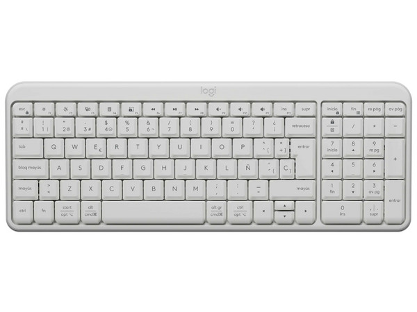 Teclado Logitech K250 920-013446, Inalámbrico, Con Teclas Completas, Color Blanco.
