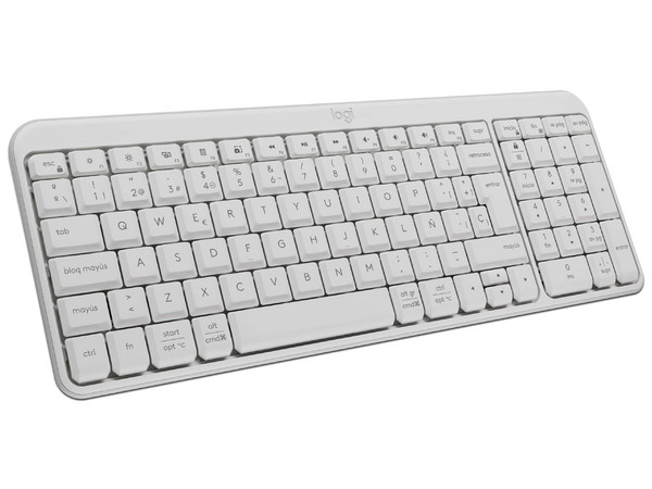 Teclado Logitech K250 920-013446, Inalámbrico, Con Teclas Completas, Color Blanco.