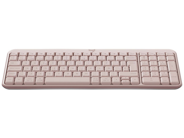 Teclado inalámbrico Logitech K250, Bluetooth, (Versión en Español). Color Rosa.