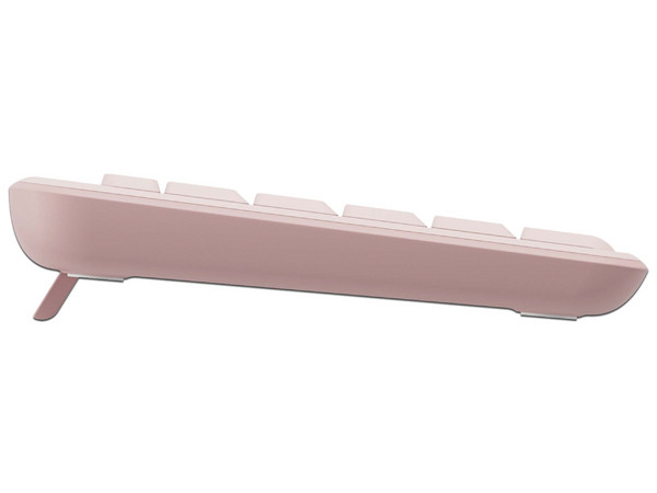 Teclado inalámbrico Logitech K250, Bluetooth, (Versión en Español). Color Rosa.