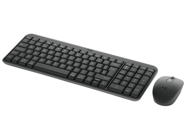 Kit de Teclado y Mouse Logitech MK250 Compact, Bluetooth, Color Negro.