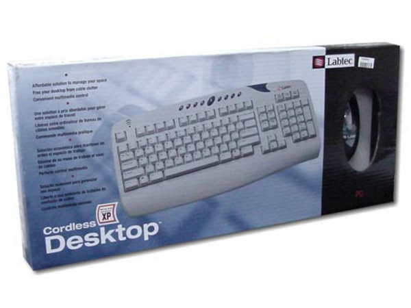 Teclado y Mouse Logitech Labtec Inalambrico en Español