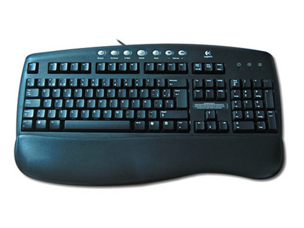 Teclado Logitech Internet, Color Negro, PS/2