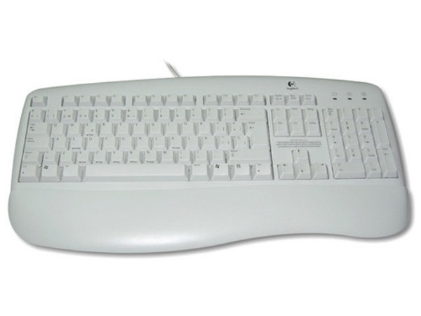 Teclado Logitech Deluxe color Beige, Español