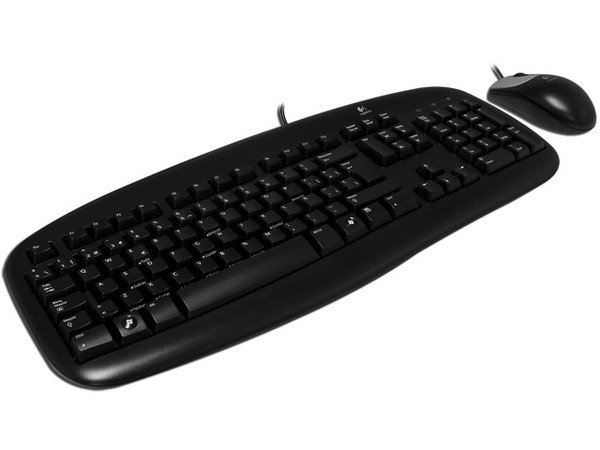 Teclado y Mouse Logitech Deluxe Desktop Optical PS/2