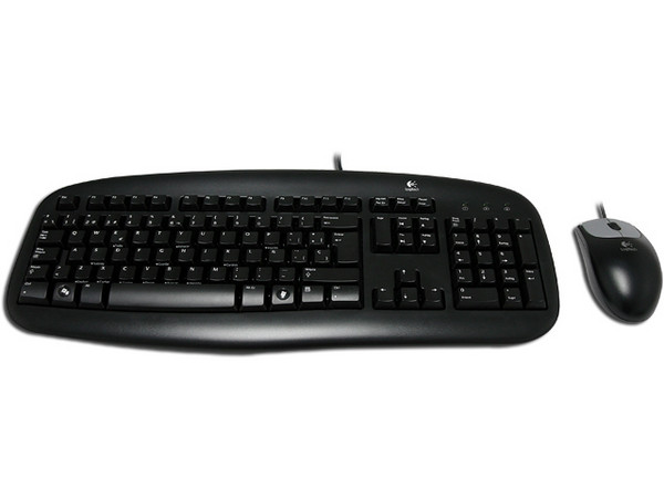 Teclado y Mouse Logitech Deluxe Desktop Optical PS/2