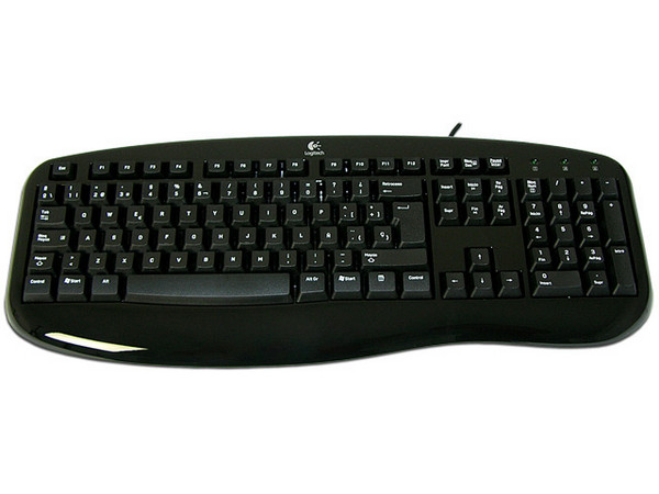 Teclado Logitech Classic, Color Negro, PS/2