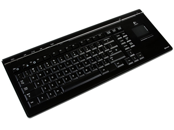 Teclado Logitech Inalámbrico MediaBoard Pro con Touchpad integrado para PlayStation 3, Bluetooth 2.0