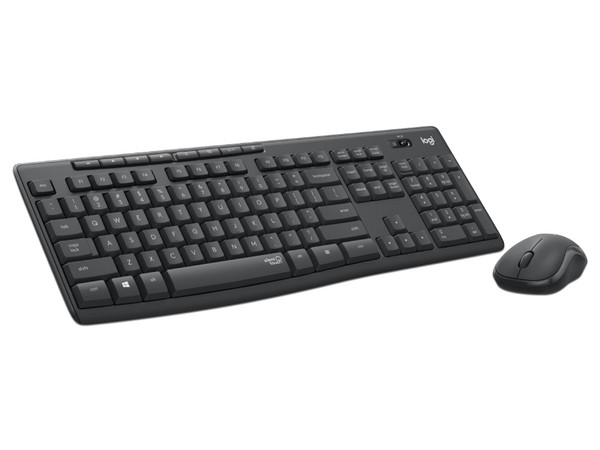 Teclado y Mouse Logitech MK295 Silent, Inalámbricos, USB. Color Negro.
