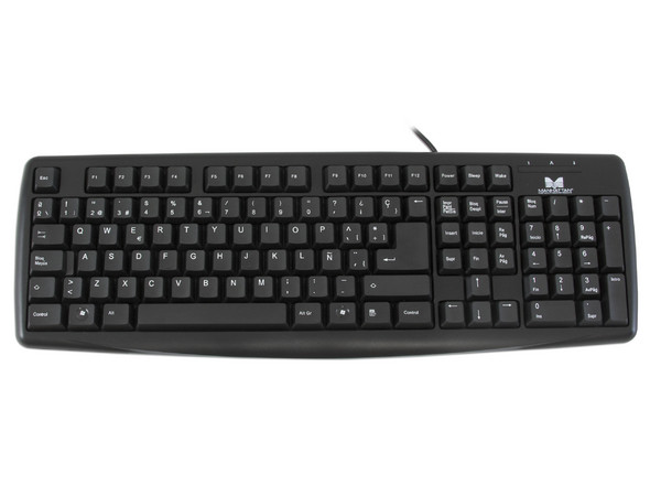 Teclado Manhattan Enhanced, PS/2. Color Negro                                    