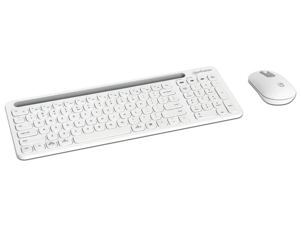 Teclado y Mouse Óptico Manhattan 180580 Inalámbrico 2.4G