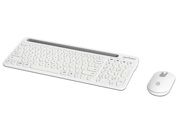 Teclado y Mouse Óptico Manhattan 180580 Inalámbrico 2.4G