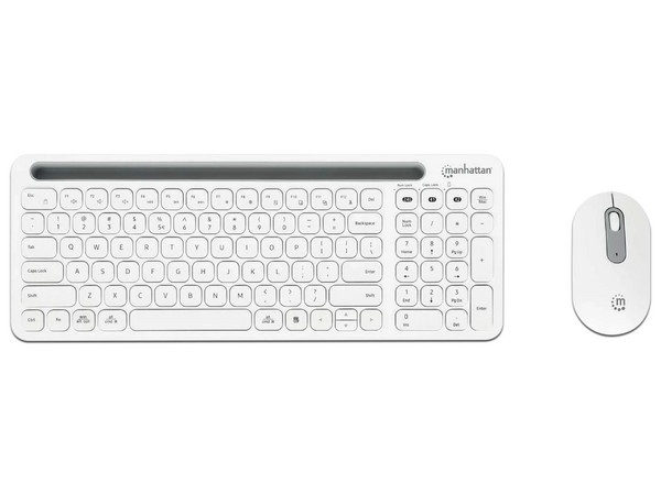 Teclado y Mouse Óptico Manhattan 180580 Inalámbrico 2.4G