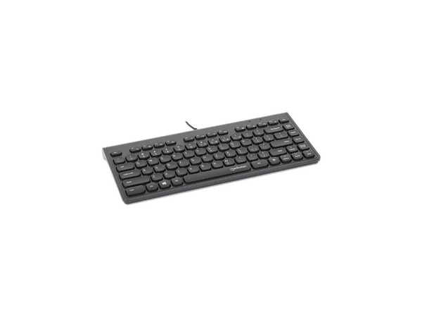 Teclado Manhattan Tipo Chocolate, Conexión USB, Alámbrico, Color Negro.