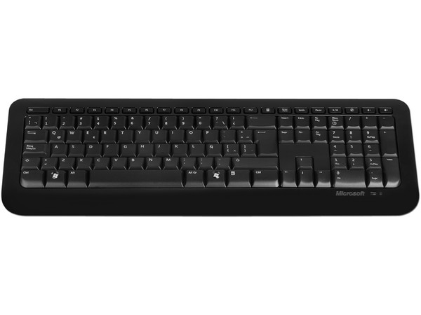 Teclado Inalámbrico Microsoft Wireless 800, USB, Color Negro