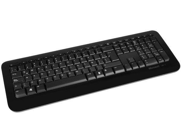 Teclado Inalámbrico Microsoft Wireless 800, USB, Color Negro