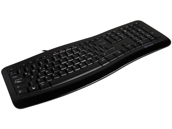 Teclado Microsoft Comfort Curve 3000, Color Negro, USB.