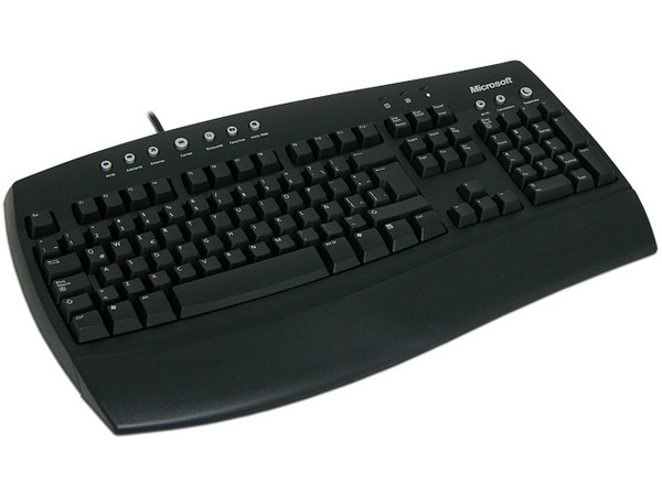 Teclado Microsoft Internet, Español, PS/2. Color Negro