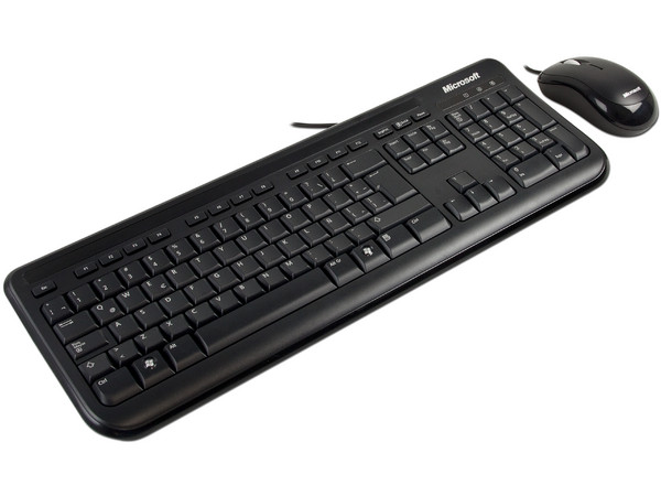 Teclado y Mouse Microsoft Desktop 400, USB, Color Negro, OEM.