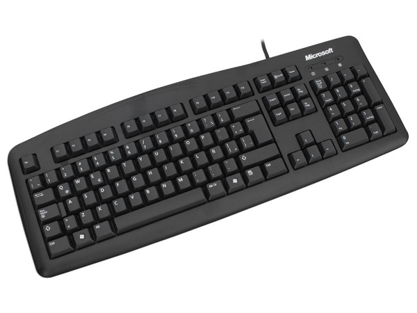 Paquete de 5 teclados Microsoft 200, Color Negros, USB.