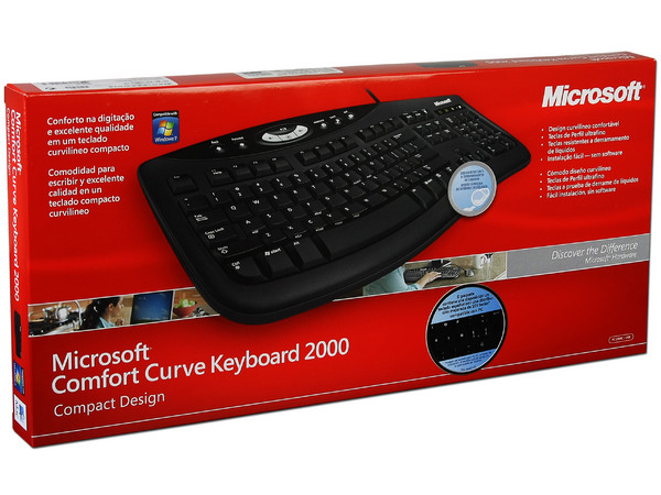 COMFORT CURVE KEYBOARD 2000 BLACK