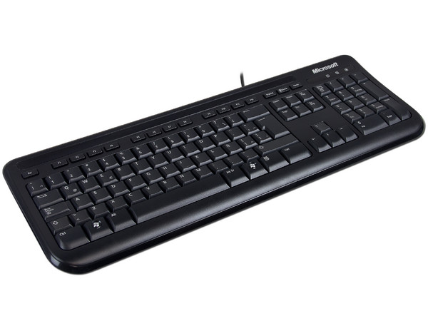 Teclado Microsoft 400, USB, Color Negro, OEM.