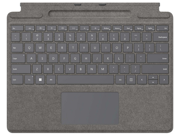 Teclado Microsoft Type Cover, Para la Microsoft Surface Pro Slim Pen, Español. Color Plateado.