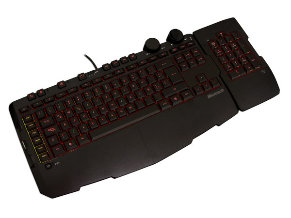 Teclado Microsoft SideWinder X6 GAMING con teclado numérico desmontable para conectar del lado izquierdo o derecho, Color Negro, USB, en Español
