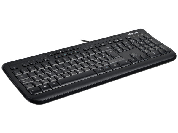 Teclado y Mouse Microsoft Desktop 600 con teclas silenciosas y a prueba de líquidos, USB, Color Negro