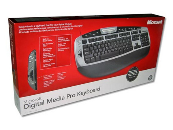Teclado Microsoft Digital Media Pro en Español, PS/2.
