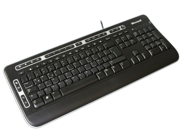 Teclado Microsoft Digital Media Keyboard 3000, Color Negro, USB.