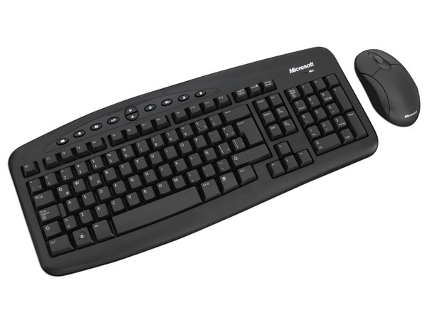 Teclado y Mouse Inalámbricos Microsoft Wireless Comfort Desktop 700, USB, Color Negro