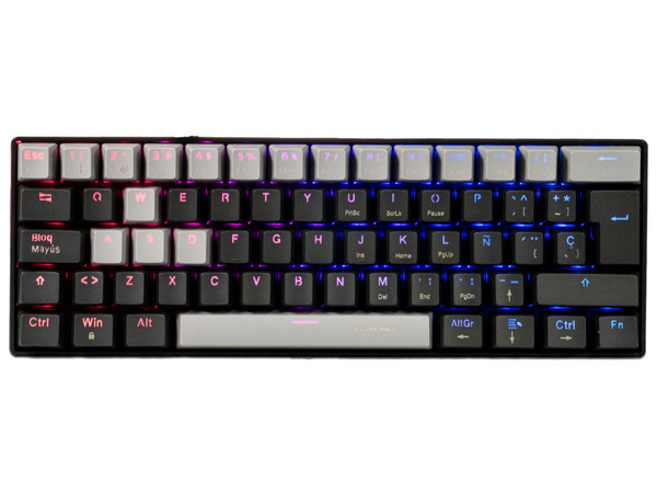Teclados Gaming, Naceb, NA-0968, Color Negro, RGB.