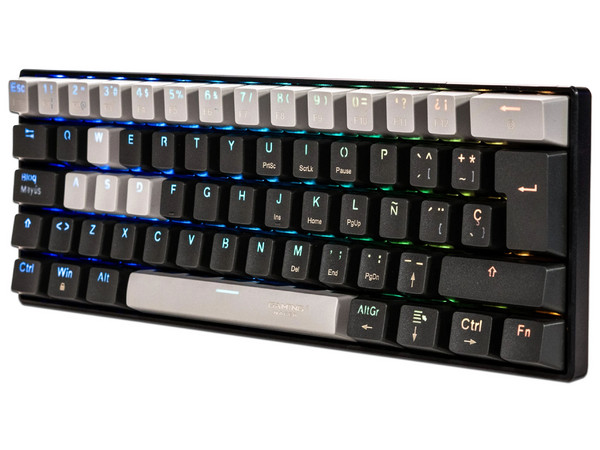 Teclados Gaming, Naceb, NA-0968, Color Negro, RGB.