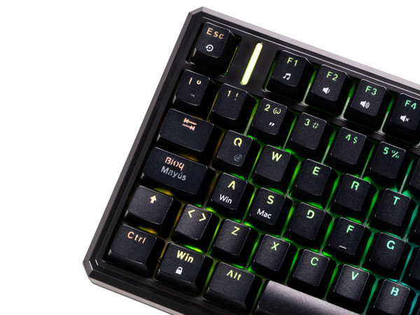 Teclado Gamer NACEB IRON SCALES, Switch Magnético, Formato de 70 Porciento, RGB. Color Negro.