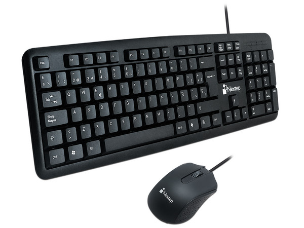 Teclado Alámbrico Nextep NE-416T, Resistente a Salpicaduras, USB, Color Negro.