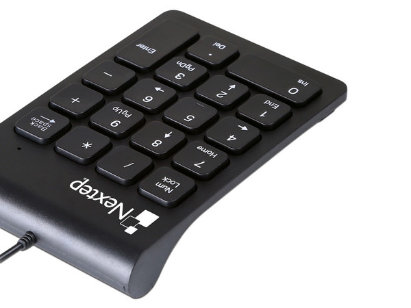 Teclado Numerico Nextep Ne-417, Alambrico, 18 Teclas, USB