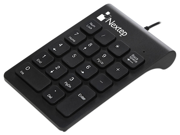 Teclado Numerico Nextep Ne-417, Alambrico, 18 Teclas, USB