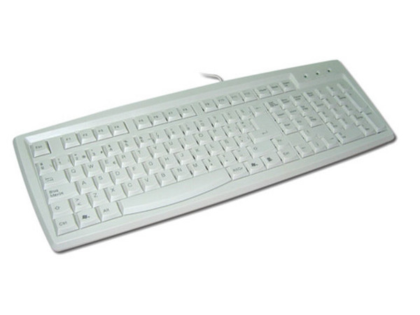 Teclado LINKWORLD en Español, Color Beige, PS/2