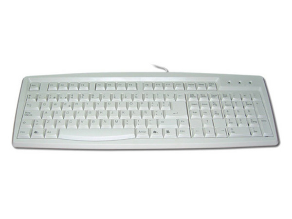 Teclado LINKWORLD en Español, Color Beige, PS/2