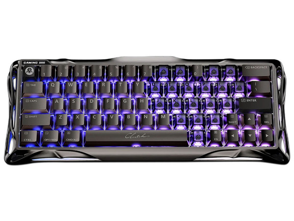 Teclado Gamer GravaStar Mercury V60 Pro, Teclas con Efecto Magnético, Retroiluminado RGB, USB Tipo C. Color Negro Metálico. (Versión en Ingles).