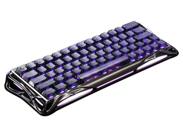 Teclado Gamer GravaStar Mercury V60 Pro, Teclas con Efecto Magnético, Retroiluminado RGB, USB Tipo C. Color Negro Metálico. (Versión en Ingles).