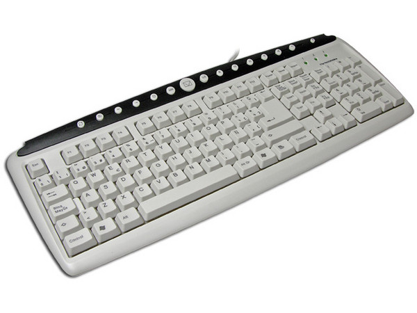 Teclado Perfect Choice Multimedia en Español, PS/2.