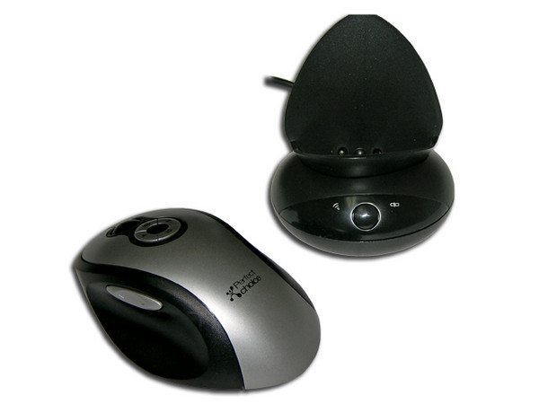 Teclado y Mouse Inalámbrico Recargable Perfectchoice, USB. Color Plateado/Negro