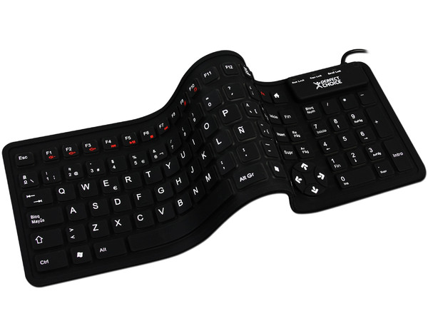 Teclado Flexible Perfect Choice Multimedia, USB