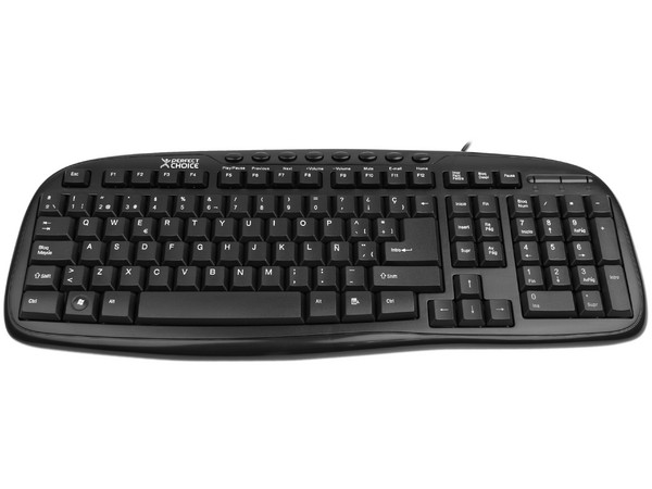Teclado Multimedia Perfect Choice Core, USB 